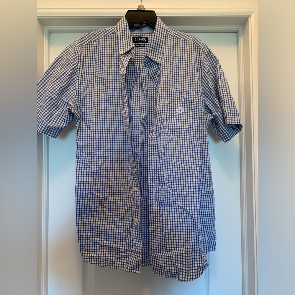 Men’s Chaps short sleeved button down shirt